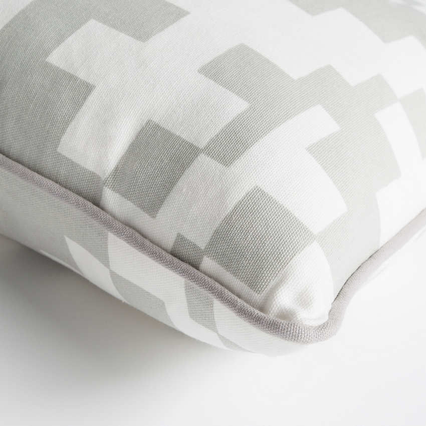 Elkerzee Light Gray Pillow Cover