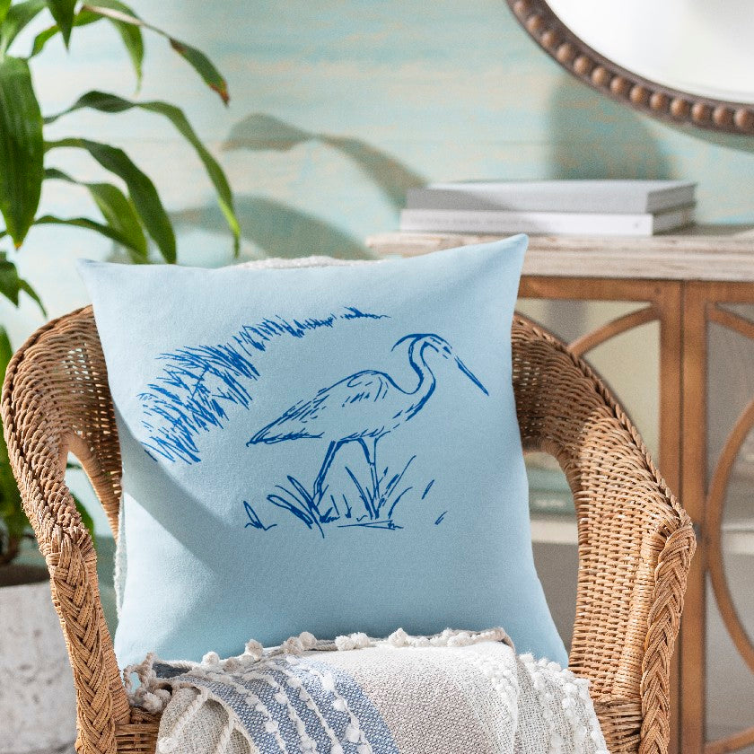 Bentelo Pale Blue Pillow Cover