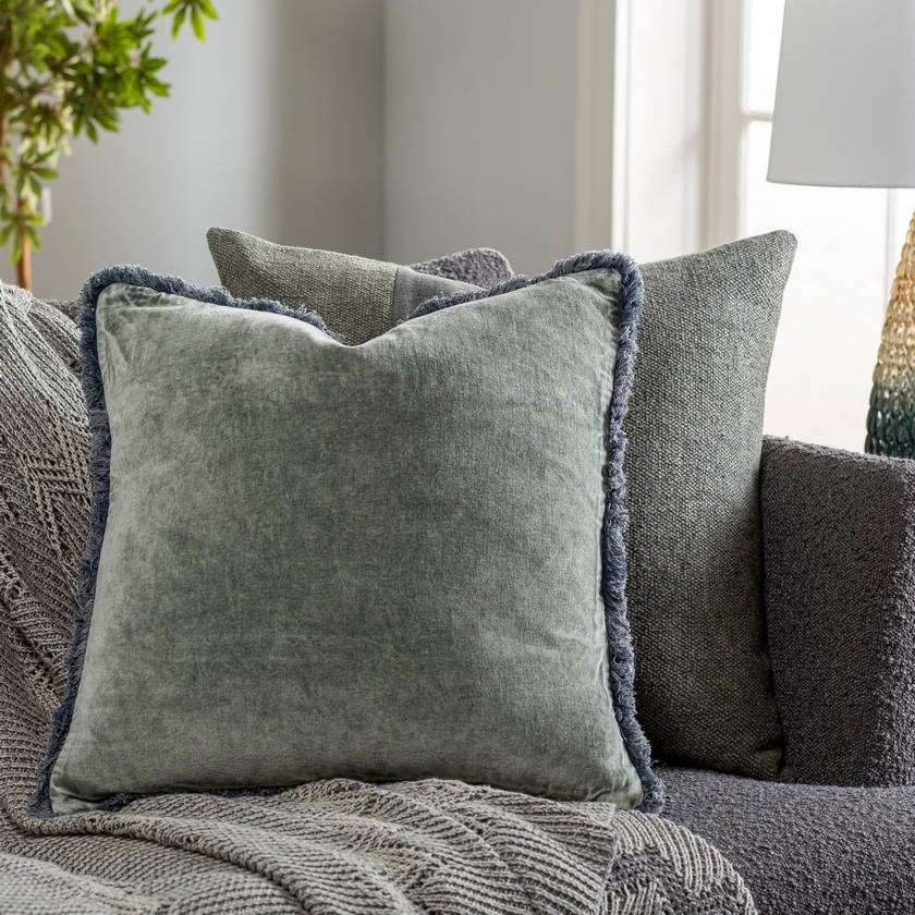 Rouveen Medium Gray Pillow Cover