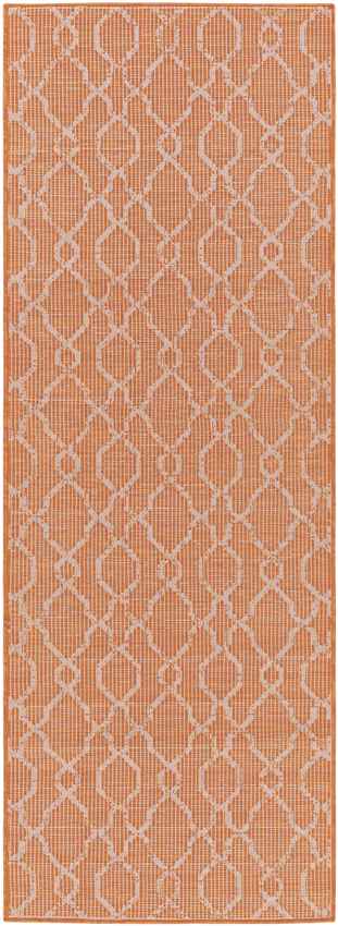 Buiksloot Traditional Bright Orange Area Rug