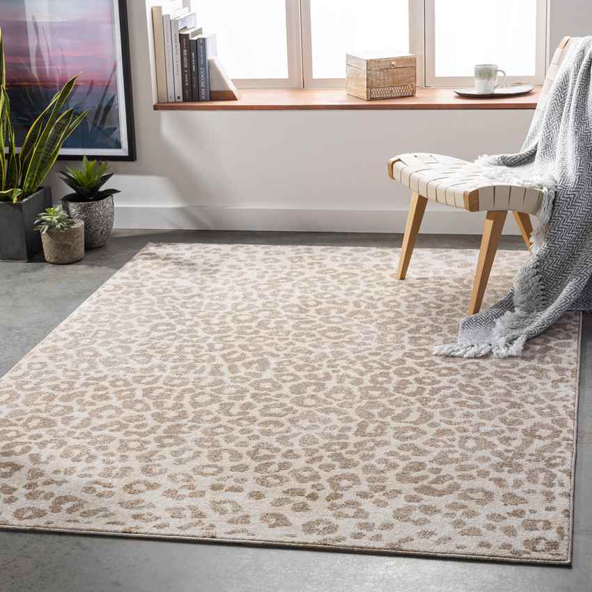 Wamel Modern Camel Area Rug