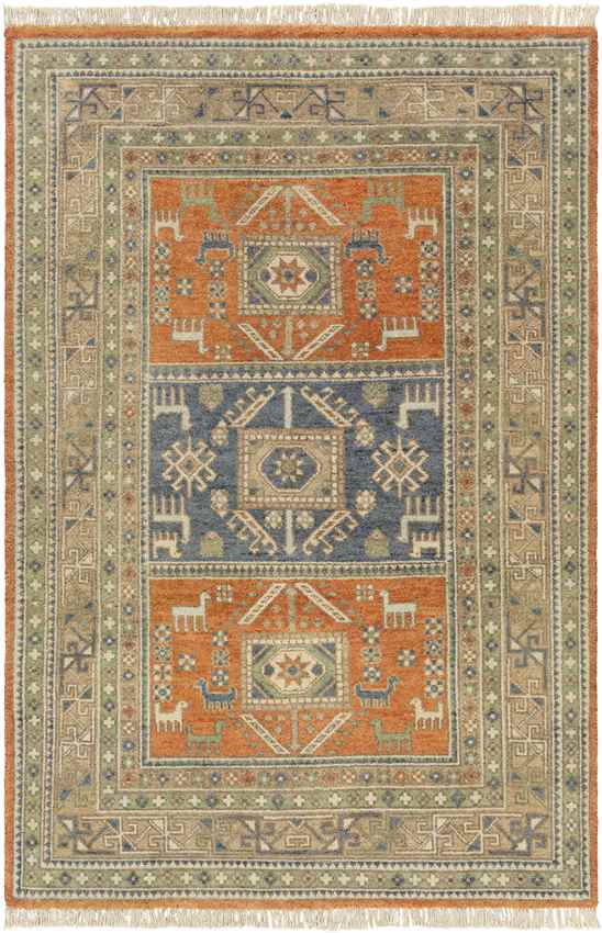 Midbuul Rustic Dark Brown Area Rug