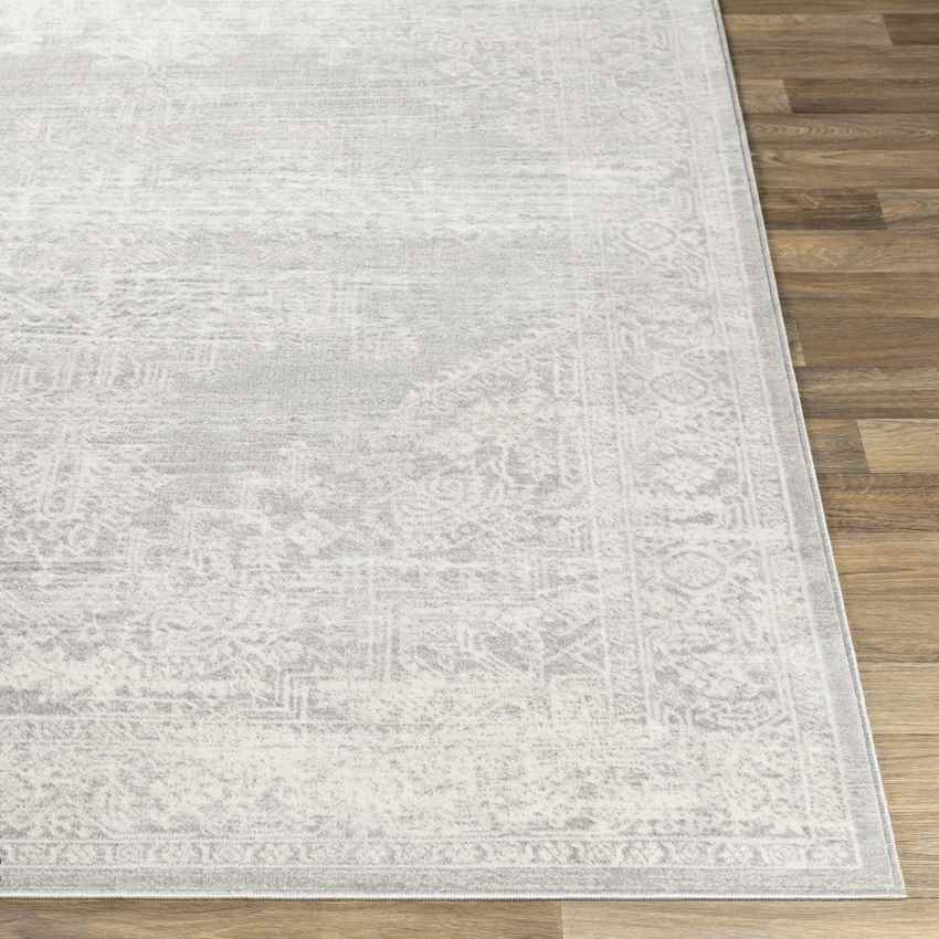 Ulvend Traditional Grey Area Rug