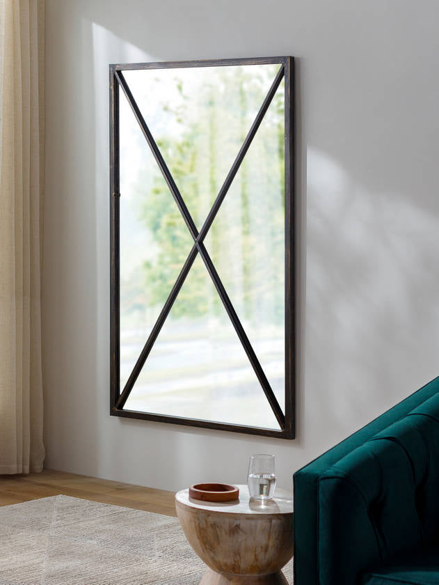 Engbergen Modern Black Wall Mirror