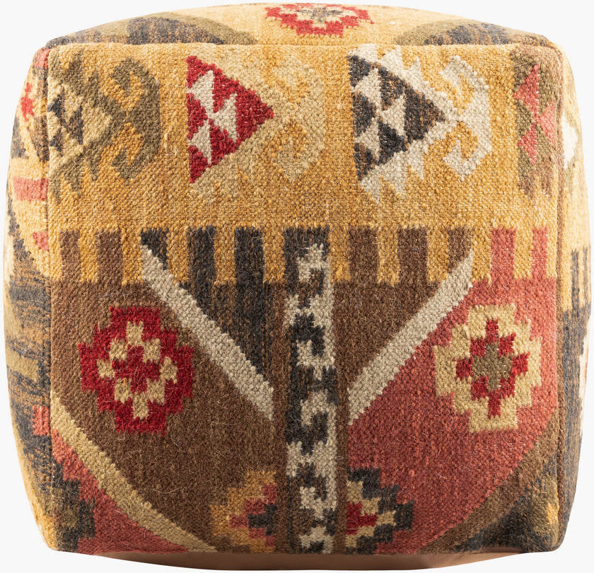 Gloggnitz Dark Brown Pouf