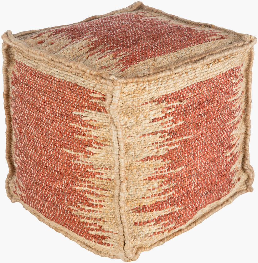 Lanzenkirchen Burnt Orange Pouf