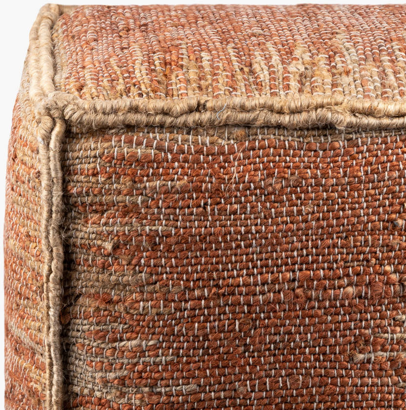 Lanzenkirchen Burnt Orange Pouf