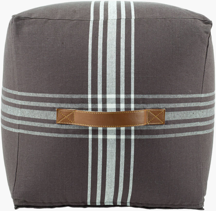 Schonbach Charcoal Pouf