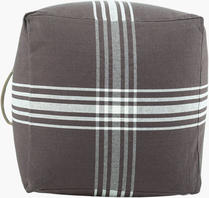 Schonbach Charcoal Pouf