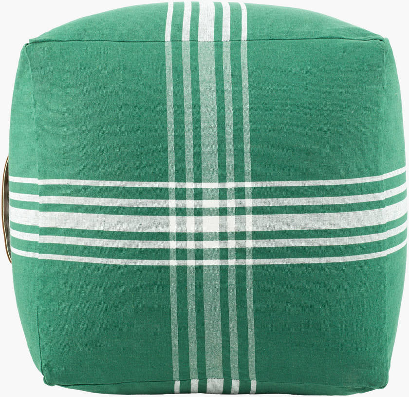 Schonbach Dark Green Pouf