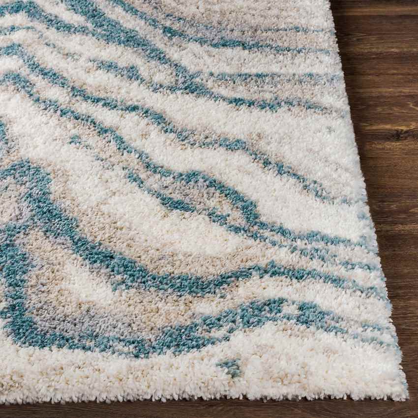 La Grange Modern Aqua Area Rug