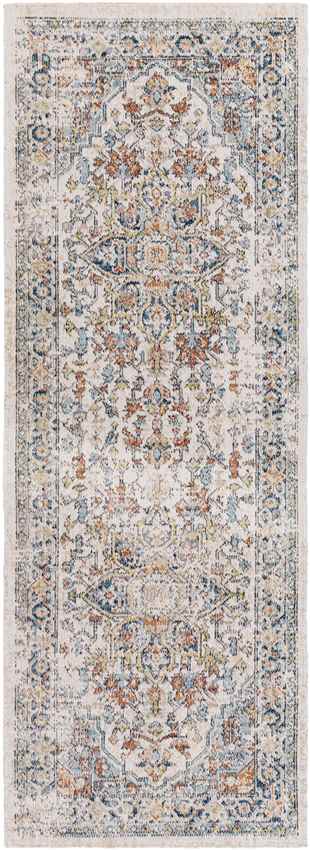Bishop Hill Traditional Dark Blue Area Rug