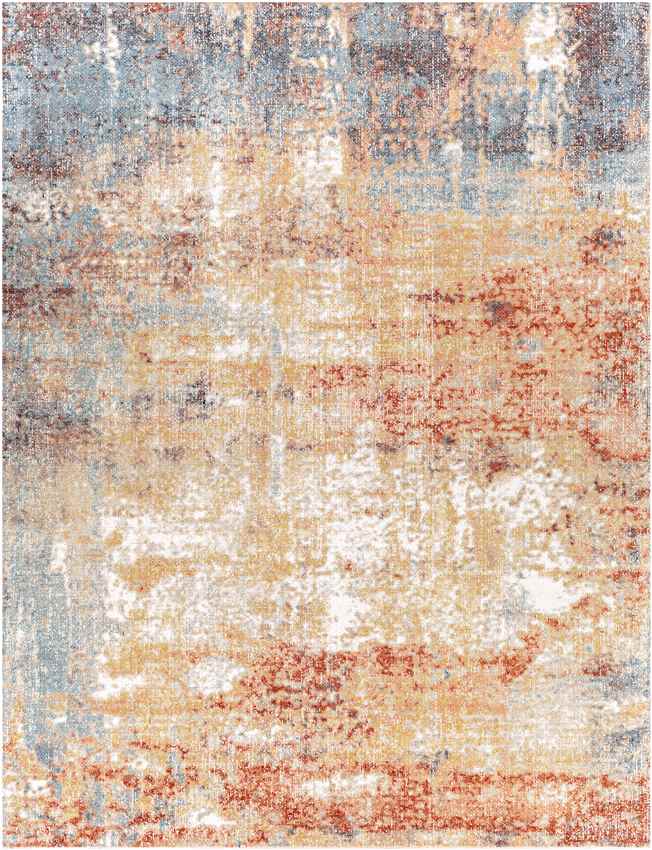 Carbon Hill Modern Burnt Orange Area Rug