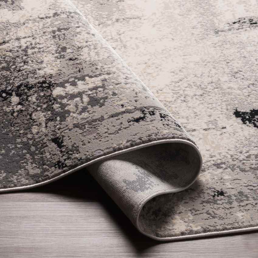 Lake Ka-ho Modern Charcoal Area Rug