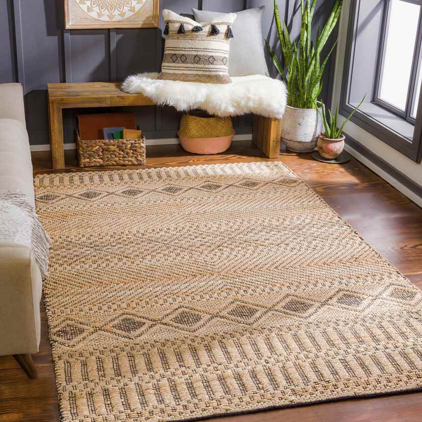 Beech Grove Global Tan Area Rug