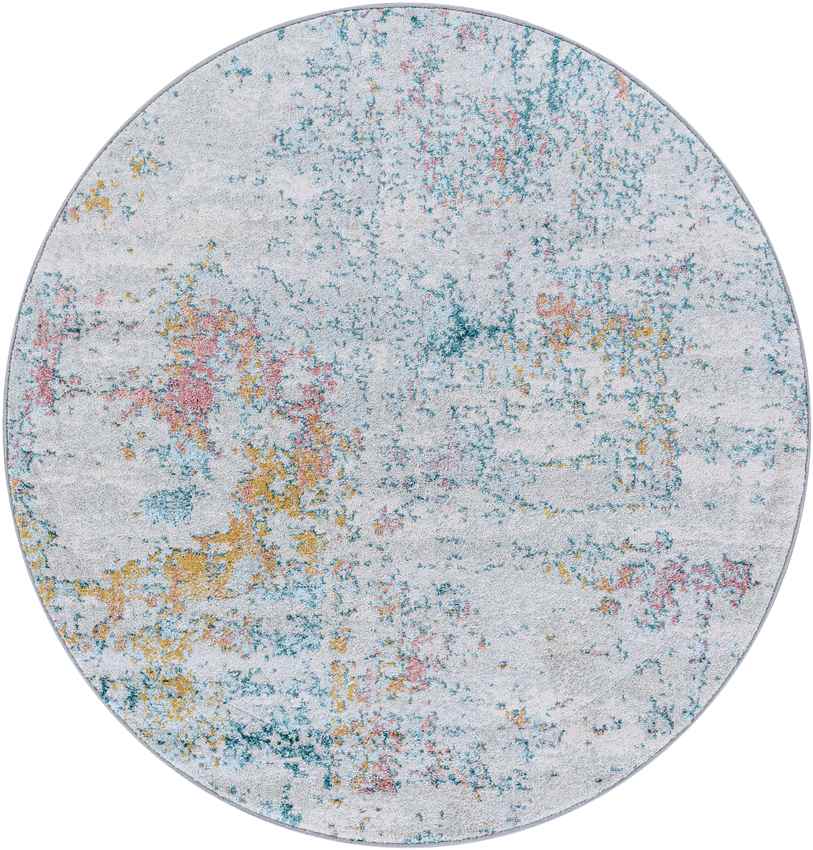 Leah Modern Teal Area Rug