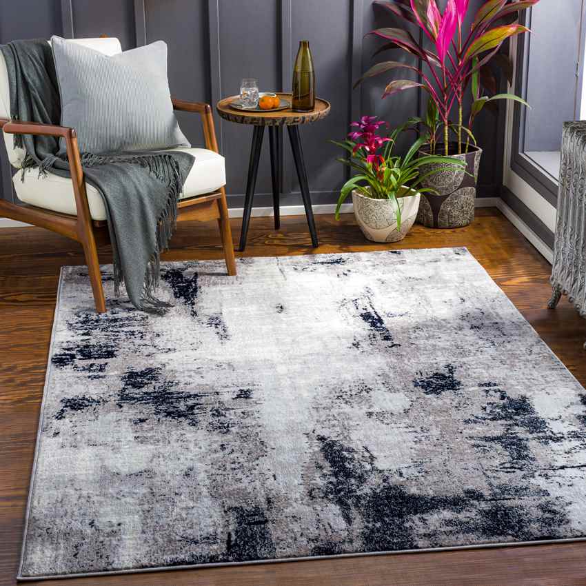 Dole Modern Gray Area Rug