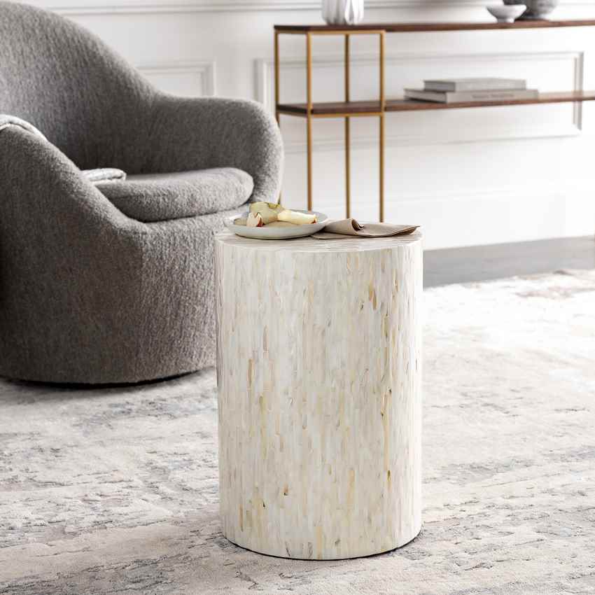 Fraxern Ivory End Table