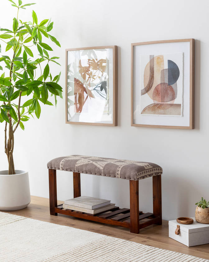 Lengau Medium Gray Bench