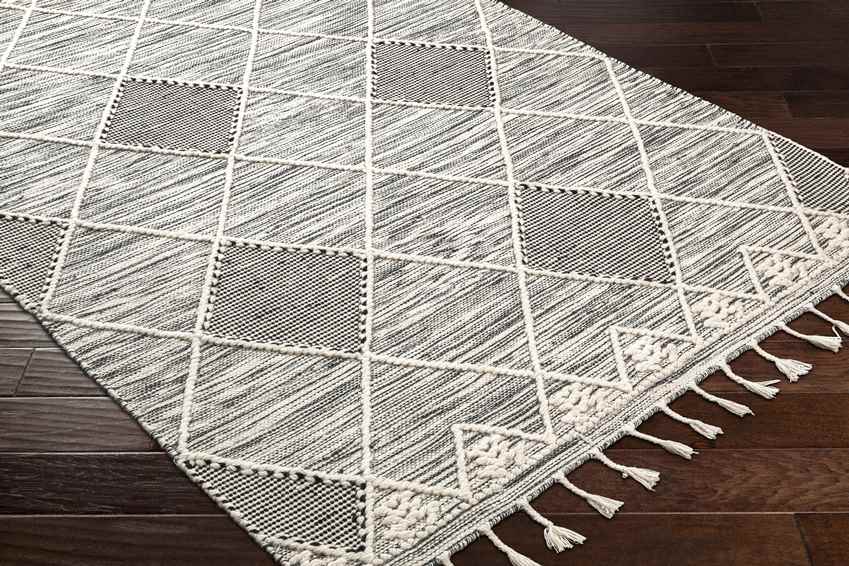 Udall Global Black Area Rug