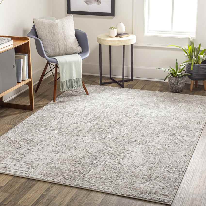 Grinnell Modern Beige Area Rug