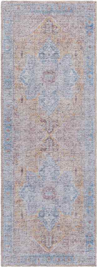 Komi Traditional Burnt Orange Washable Area Rug