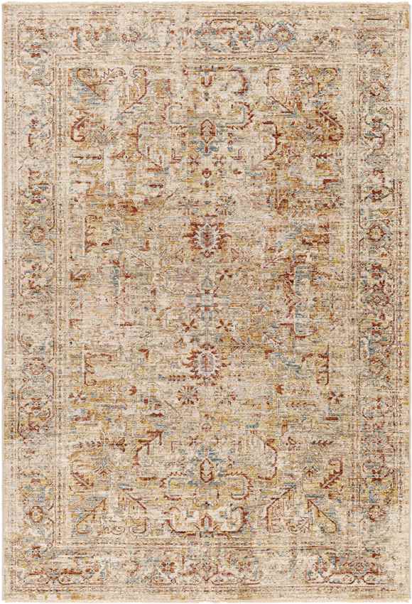 Hartley Traditional Rust Area Rug