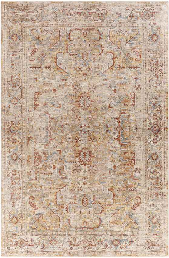 Hartley Traditional Rust Area Rug