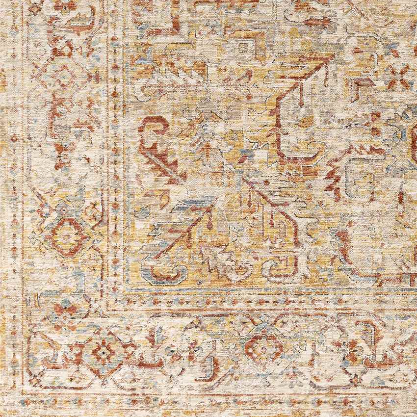 Hartley Traditional Rust Area Rug