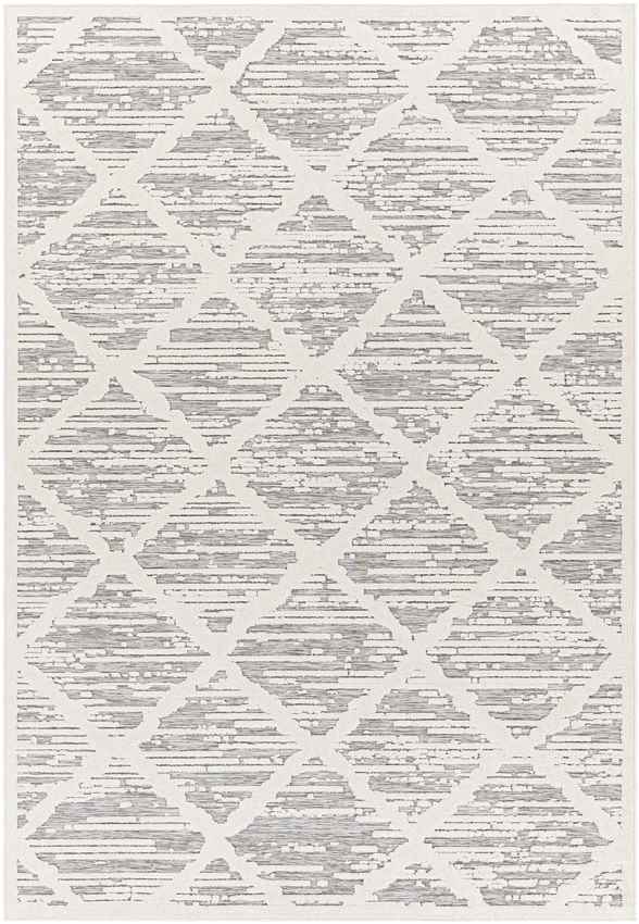 Perivolia Global Light Gray Area Rug