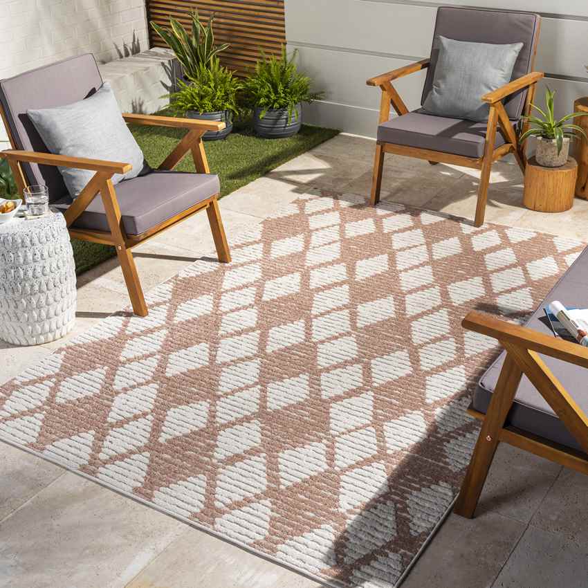 Kalopanagio Global Pale Pink Area Rug