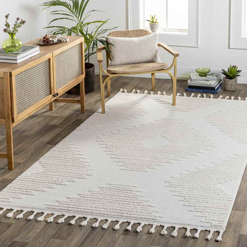 Trikomo Global Cream Area Rug