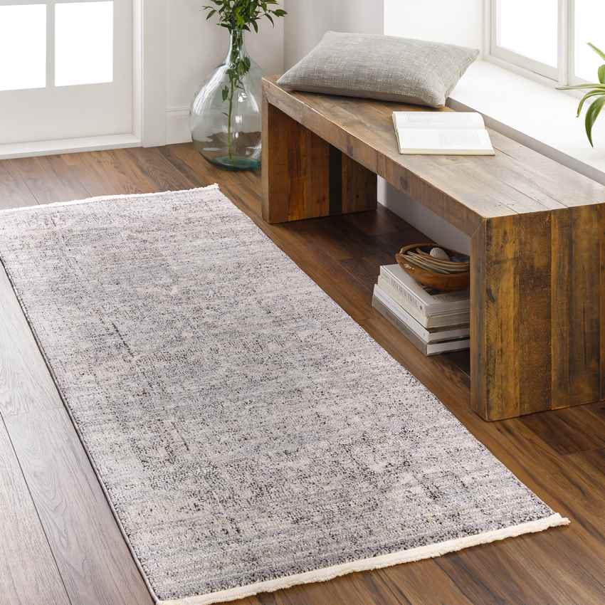 Millia Traditional Gray Area Rug