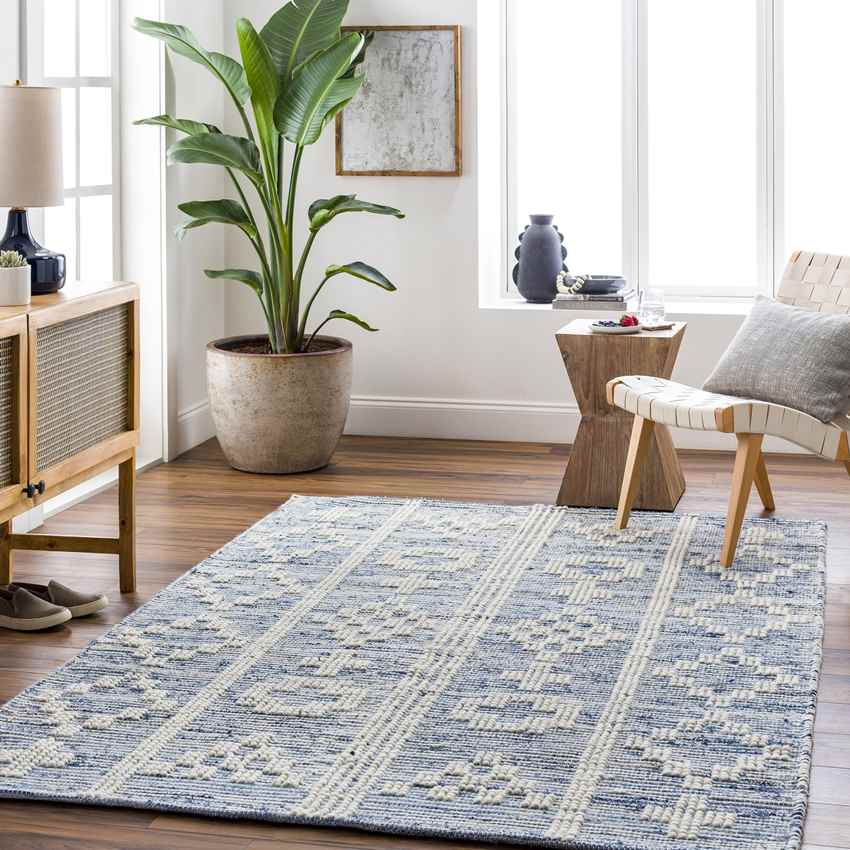 Rozel Global Denim/Lbeige Area Rug