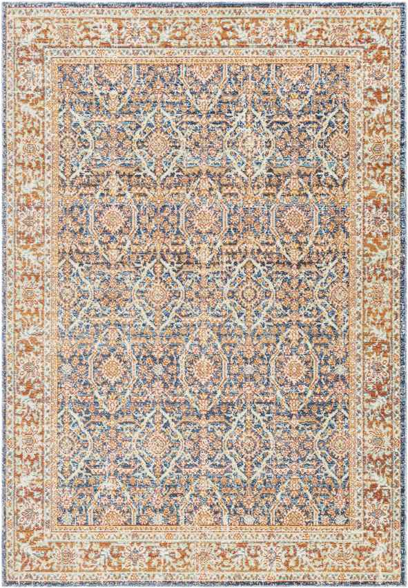 Rodman Coastal Orange Area Rug