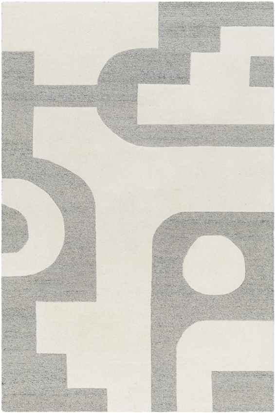 Guthrie Modern Light Gray/Beige Area Rug