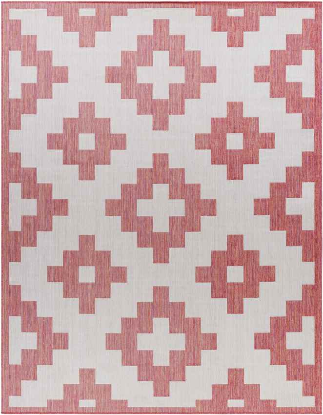 Spivey Global Dark Coral Area Rug