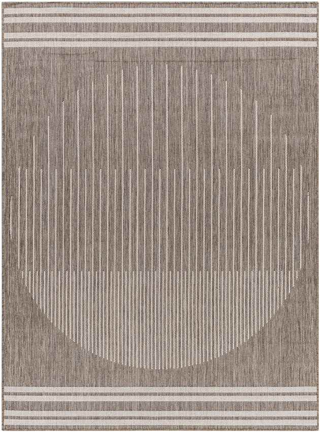 Struble Global Dark Brown Area Rug