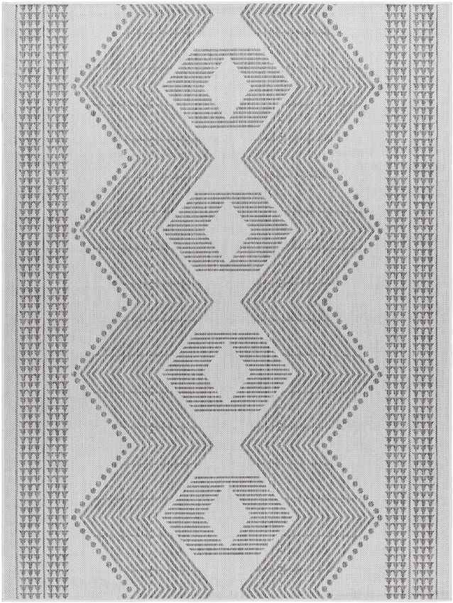 Templeton Global Silver Gray/Dark Gray Area Rug
