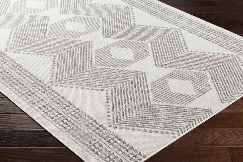 Templeton Global Silver Gray/Dark Gray Area Rug