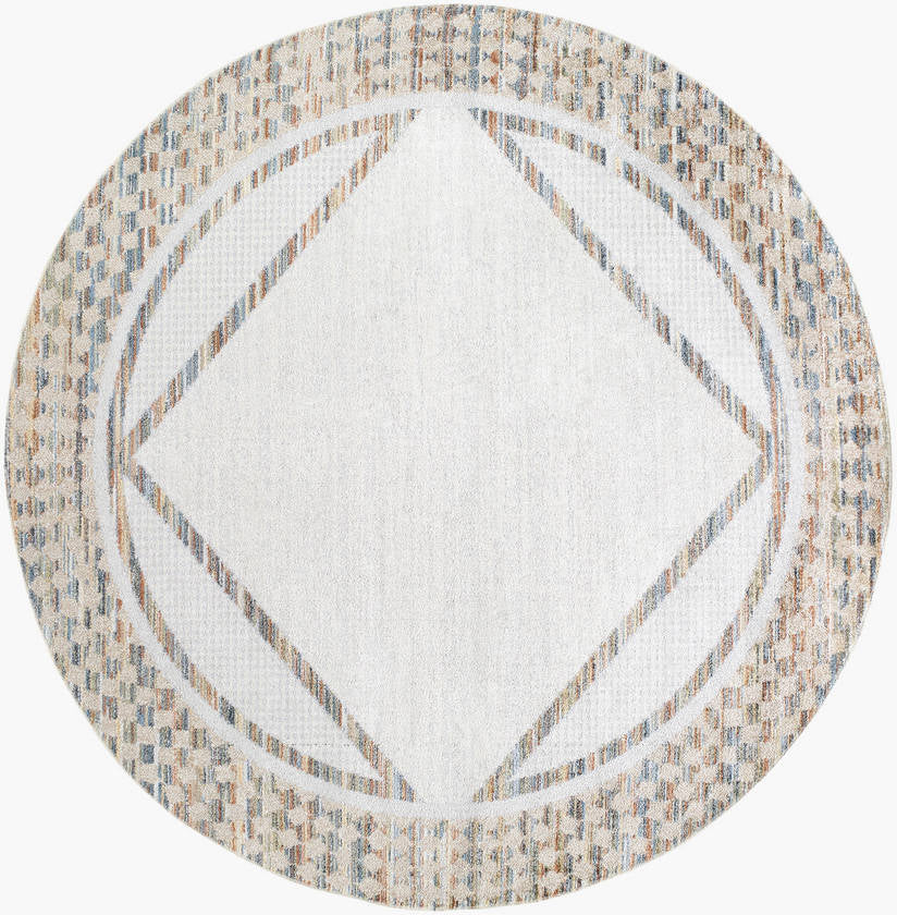 El Dorado Global Beige Washable Area Rug