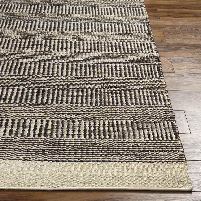 Cylinder Rustic Dark Brown/Black Area Rug