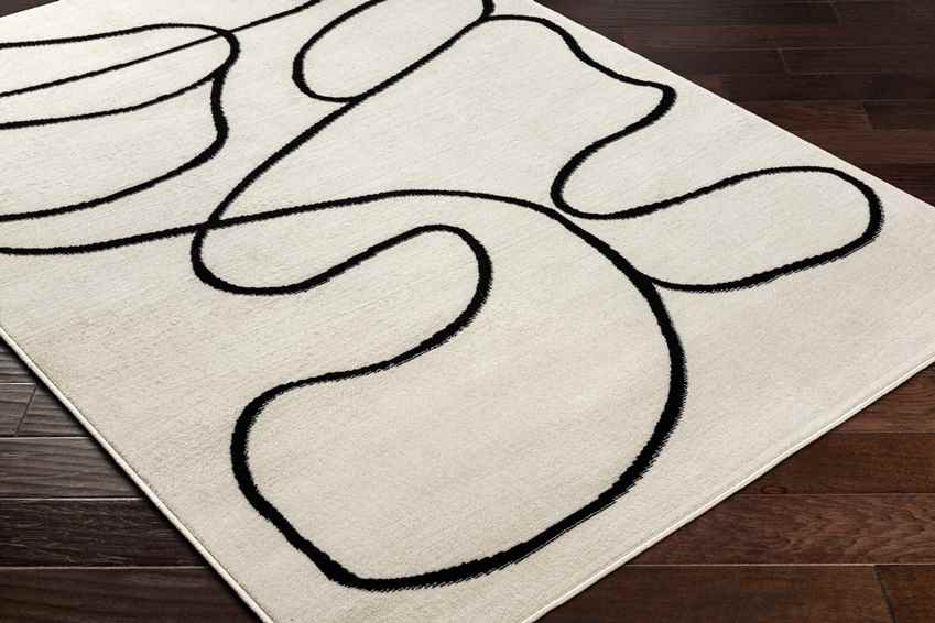 Burgin Modern Beige Area Rug