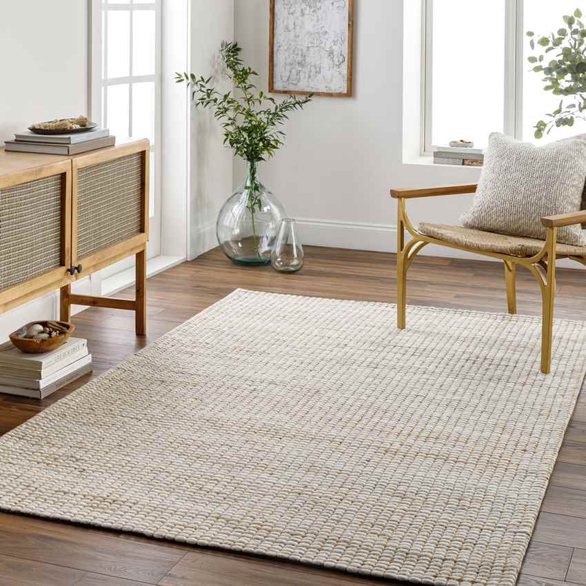 Denmark Modern Light Brown Area Rug