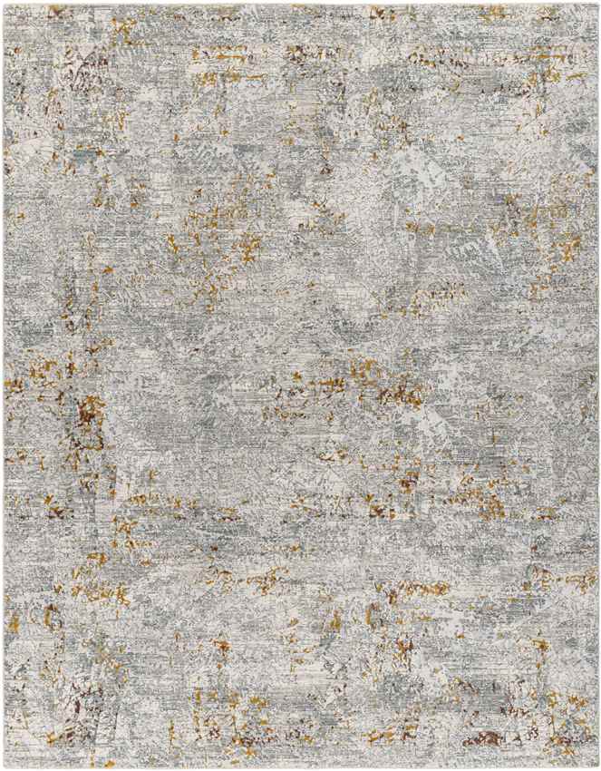 Latessa Modern Burnt/Medium Gray Area Rug
