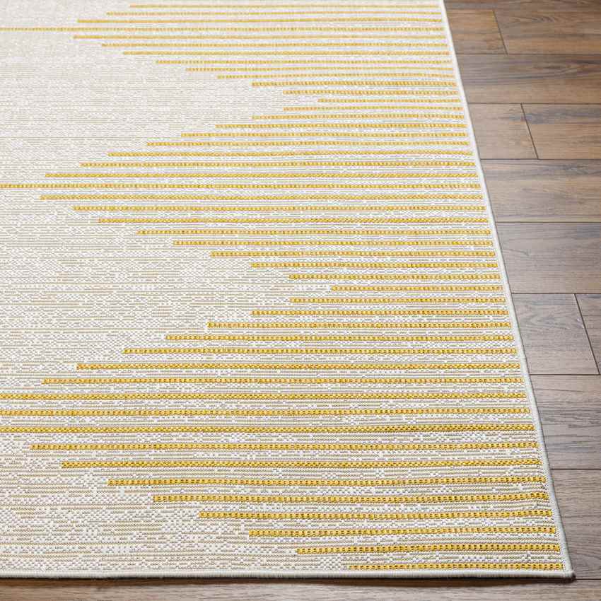 Okswerd Global Saffron/Gray Area Rug