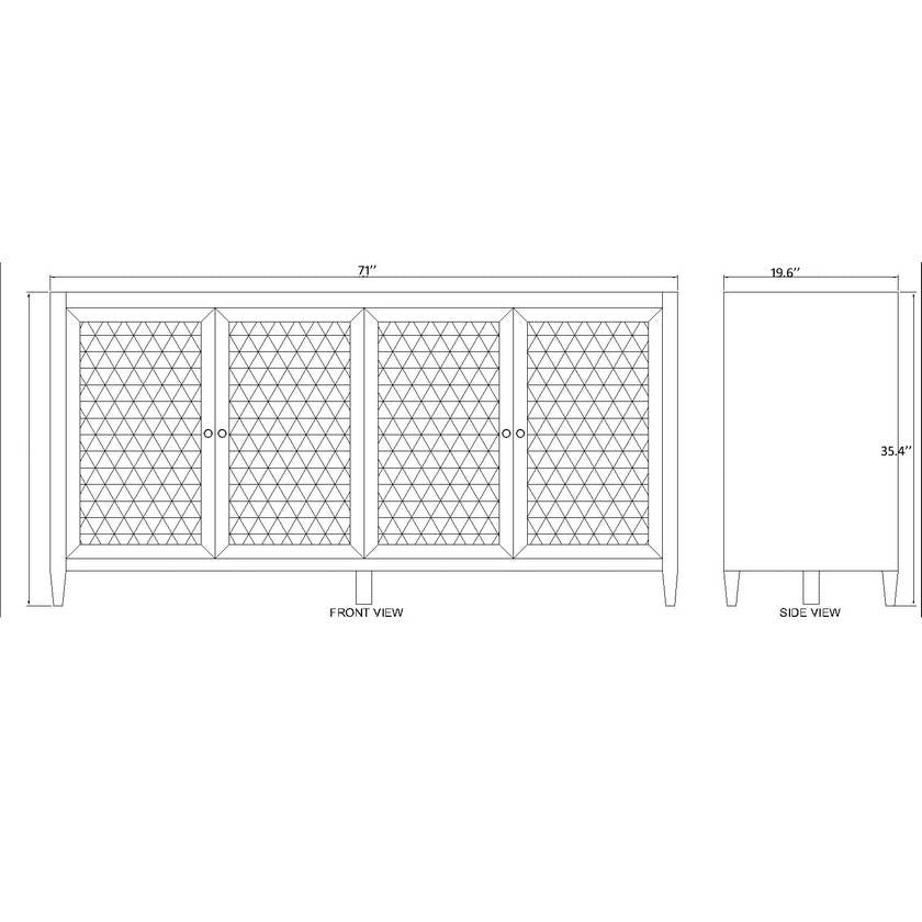 Yanessa Brown Sideboard