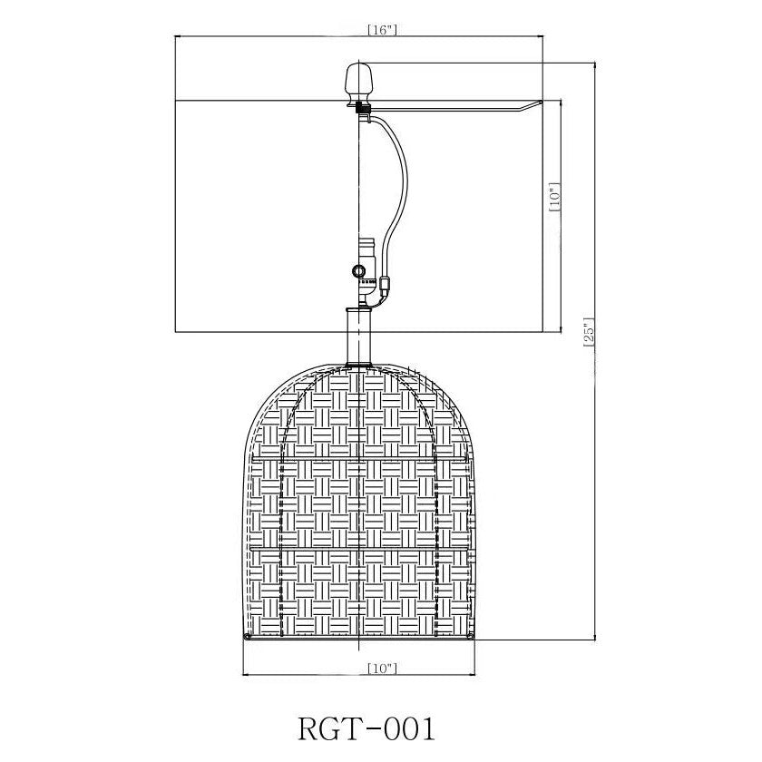 Loma Global Beige Table Lamp