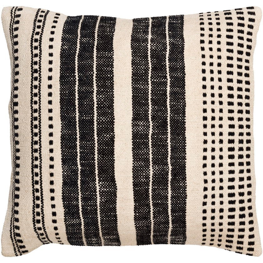 Kiirsten Jet Black Pillow Cover