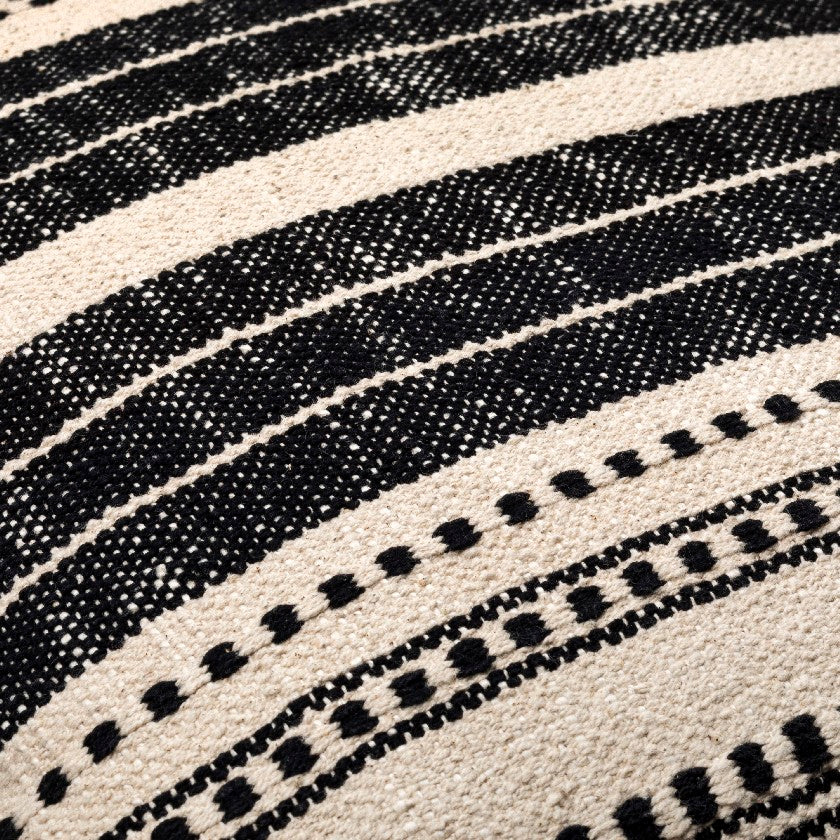 Kiirsten Jet Black Pillow Cover